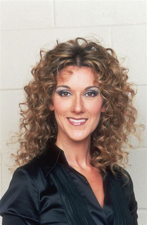 celine dion natural hair